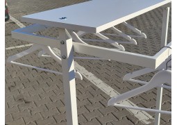 Рейка-опора Т-подібна. 1400мм. (проф.30х30х1,5мм) біла